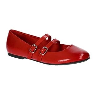 NWT No Boundaries Faux Leather Mary Jane Flats with Double Straps, Women's 9 1/2